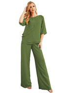 Numbersea Elegant 2 Piece Mother of The Bride Dress Plus Size Pant Suits Ruffle Layers Sliver Housecoat 28064