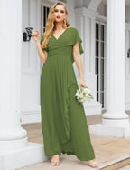 Numbersea Bridesmaid Dresses Backless Formal Prom Gowns for Evening Party Mother of The Bride Dress 28040-numbersea