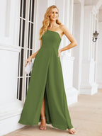 Numbersea Women's One Shoulder Formal Prom Gowns for Mother of The Bride Side Slit Bridesmaid Dresses 28052-numbersea