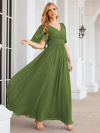 Numbersea Bridesmaid Dresses for Women Wedding Long Party Prom Dress 28068-numbersea