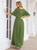 Numbersea Bridesmaid Dresses for Women Wedding Long Party Prom Dress 28068-numbersea
