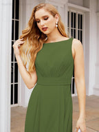 Numbersea Bridesmaid Dresses for Wedding Ruffles Long Formal Prom Gowns 28039-numbersea