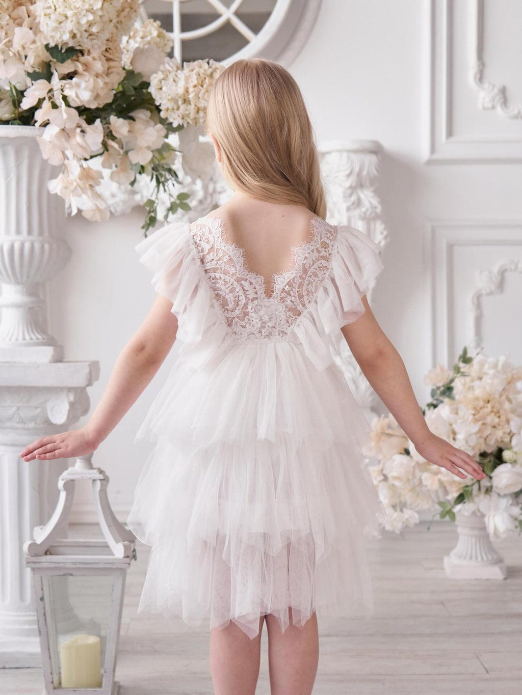 Kurzes/Minikleid aus Spitzentüll (2003227815) 