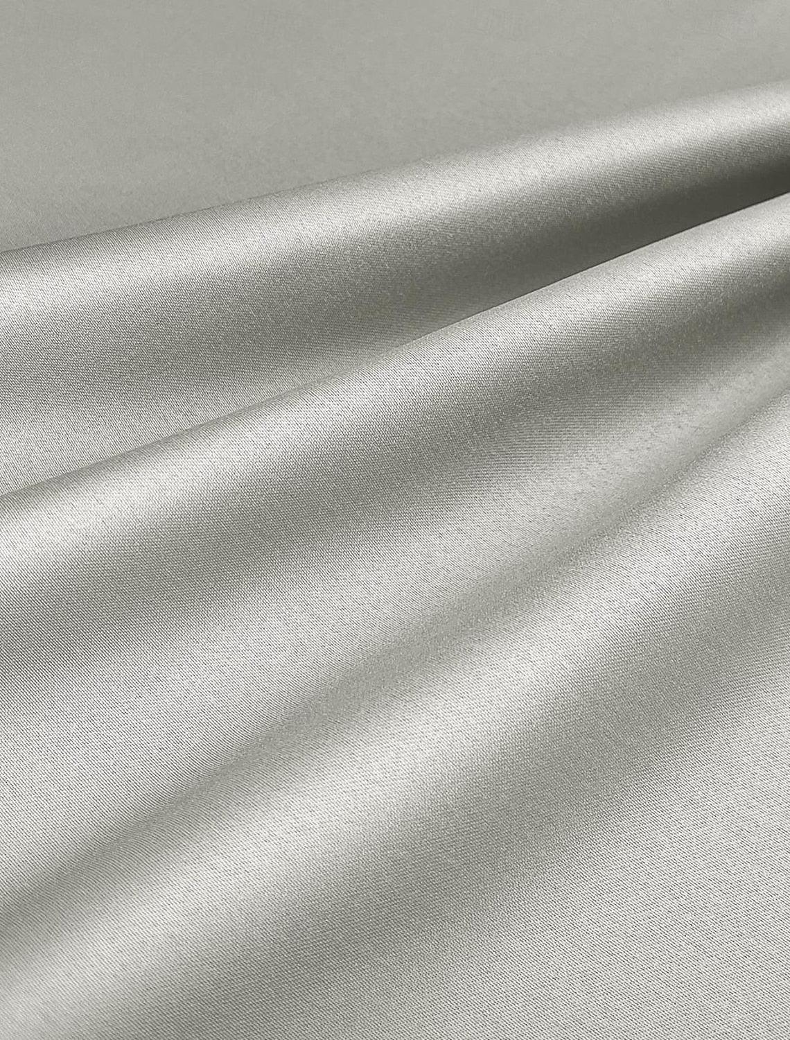 Zweiteiliges, elegantes, knielanges Satin-Polyester-Kleid mit Rundhalsausschnitt und halblangen Ärmeln und kurzen Jacken und Kristallen, Kleid für die Brautmutter