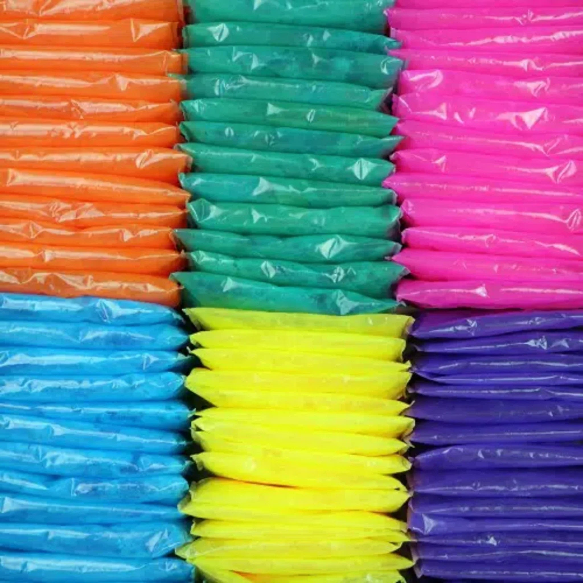 1600 Color Powder Packets (Assorted Colors) - Individual Color Run Packets for Events & Schools