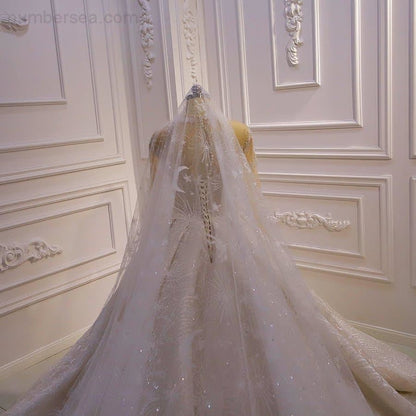 NB461 100% Real Photos Wedding Dress Factory Custom Made Luxury Wedding Dress New - numbersea