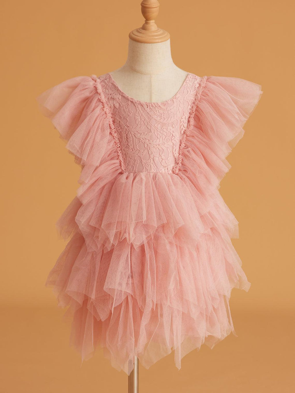 Kurzes/Minikleid aus Spitzentüll (2003227815) 