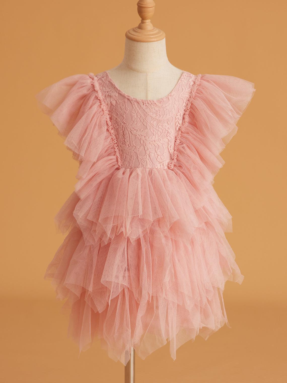 Kurzes/Minikleid aus Spitzentüll (2003227815) 