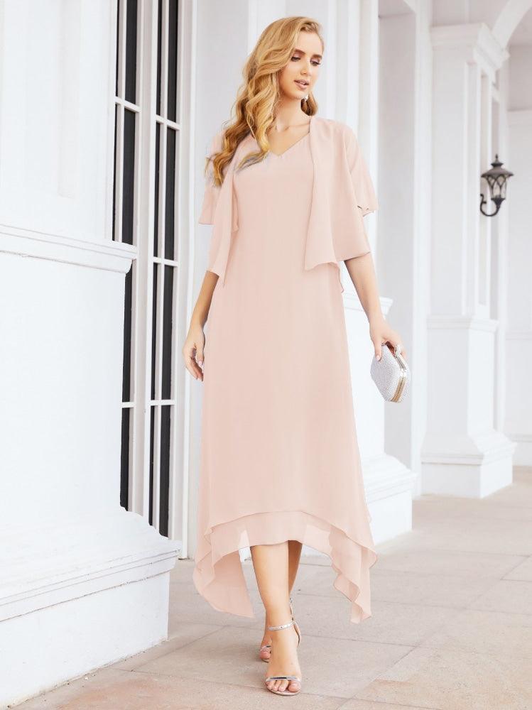 Numbersea Two-Piece A-line Mother of The Bride Dress Formal Party Gown Dress 28073 - numbersea