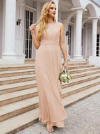 Numbersea Bridesmaid Dresses for Wedding Ruffles Long Formal Prom Gowns 28039-numbersea