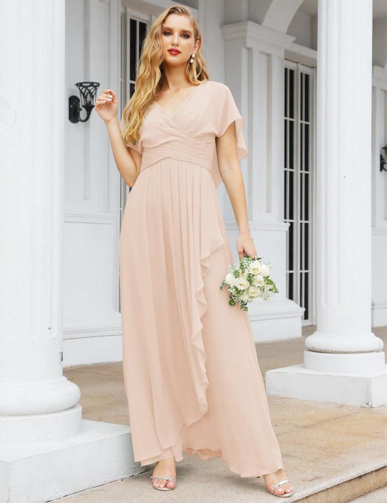 Numbersea Bridesmaid Dresses Backless Formal Prom Gowns for Evening Party Mother of The Bride Dress 28040-numbersea