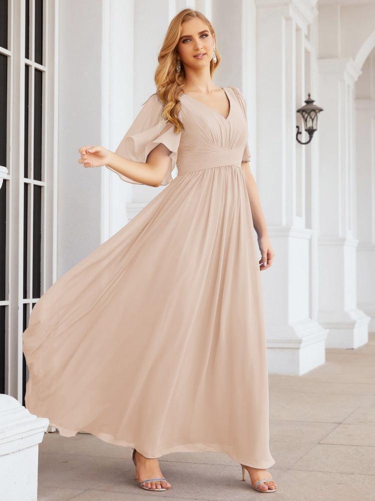 Numbersea Bridesmaid Dresses for Women Wedding Long Party Prom Dress 28068-numbersea