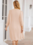 Numbersea Chiffon Mother Of The Bride Dresses Prom Dress For Wedding Guest Casual Pleated 28065