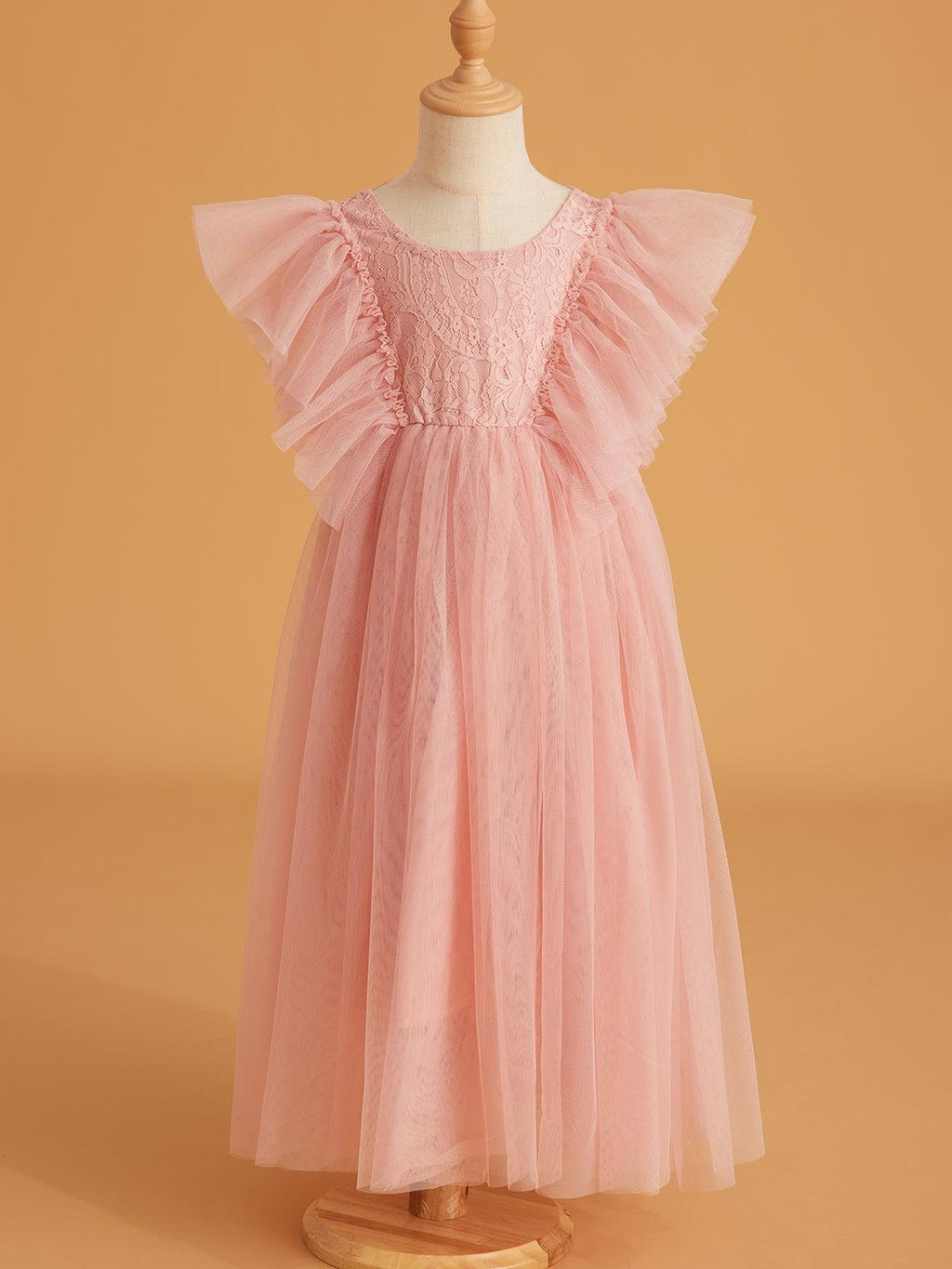 Lace Tulle Ankle-length Dress (2003227816)