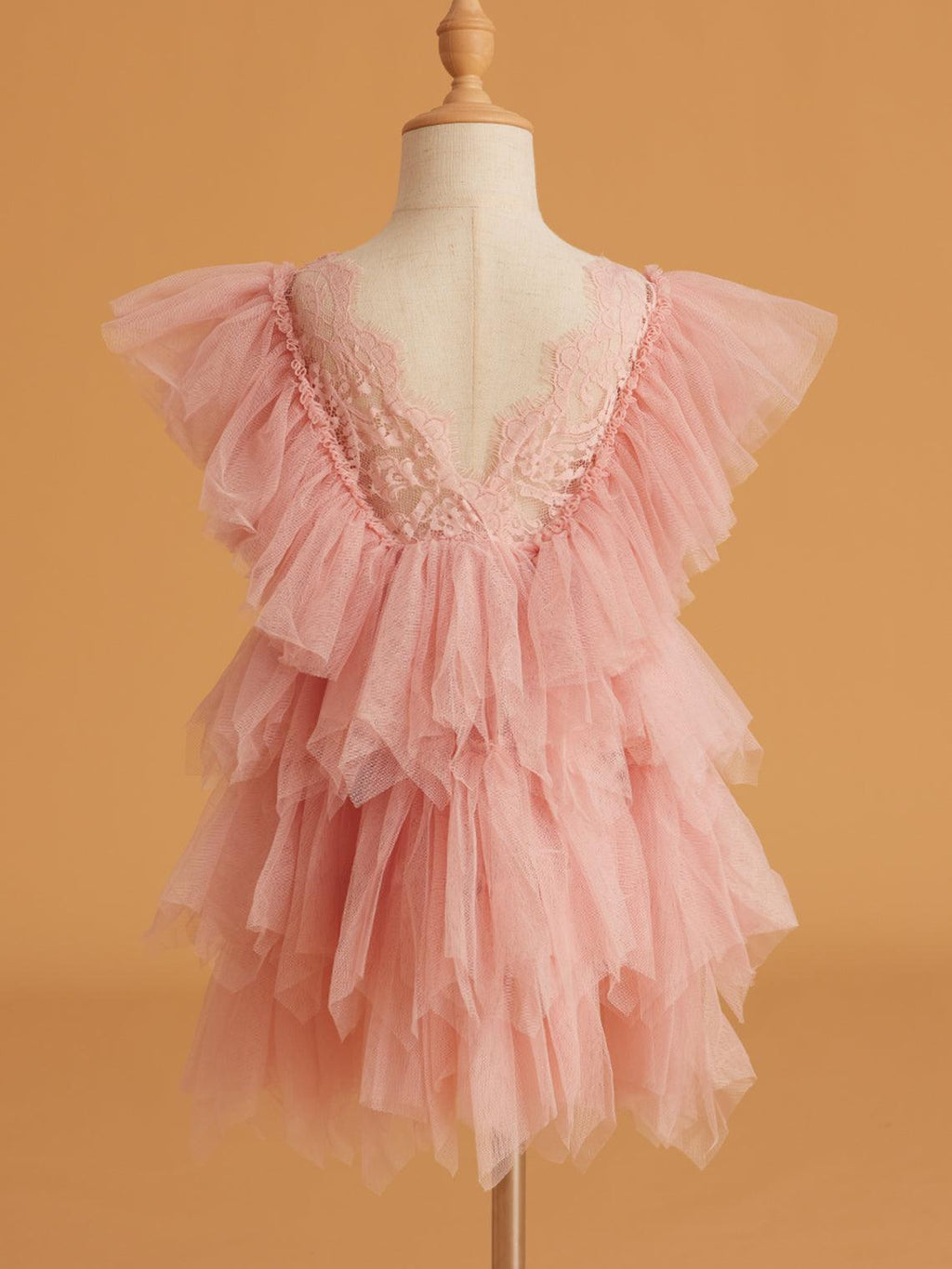 Kurzes/Minikleid aus Spitzentüll (2003227815) 