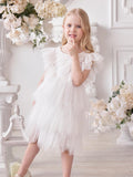 Kurzes/Minikleid aus Spitzentüll (2003227815) 