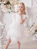 Kurzes/Minikleid aus Spitzentüll (2003227815) 
