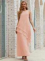 Chiffon Long Plus Size Mother Of Bride Dresses Formal Bridesmaid Prom Gown 28019