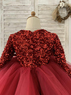 Festliches Partykleid aus Tüll mit tiefem V-Ausschnitt und Pailletten, knielang 