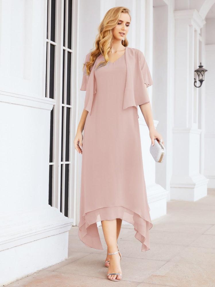 Numbersea Two-Piece A-line Mother of The Bride Dress Formal Party Gown Dress 28073 - numbersea