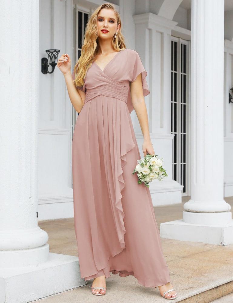 Numbersea Bridesmaid Dresses Backless Formal Prom Gowns for Evening Party Mother of The Bride Dress 28040-numbersea