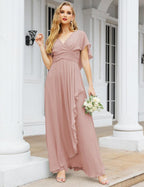 Numbersea Bridesmaid Dresses Backless Formal Prom Gowns for Evening Party Mother of The Bride Dress 28040-numbersea