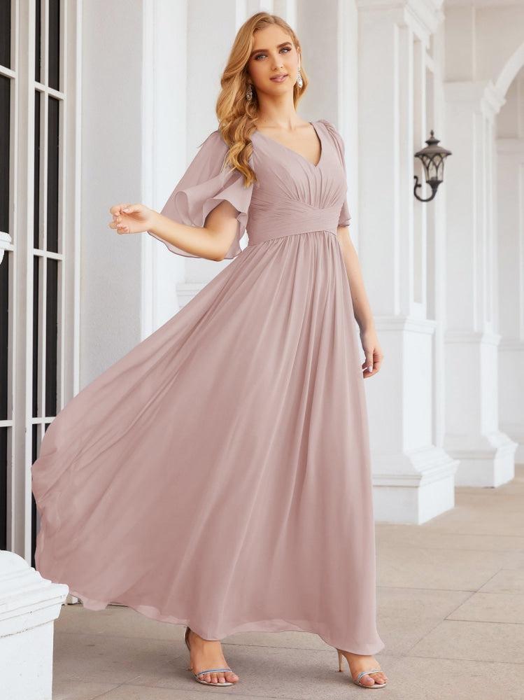 Numbersea Bridesmaid Dresses for Women Wedding Long Party Prom Dress 28068-numbersea