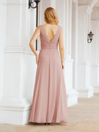 Numbersea Bridesmaid Dresses for Wedding Ruffles Long Formal Prom Gowns 28039-numbersea