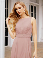 Numbersea Bridesmaid Dresses for Wedding Ruffles Long Formal Prom Gowns 28039-numbersea
