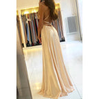 Etui-Linie/Säule Träger Satin Falten Ärmellos Ball Abendkleid Formal