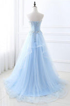 Elegante Ballkleider, bodenlanges A-Linien-Kleid mit Herzausschnitt
