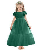 Knöchellanges weißes Kleid aus Spitzentüll (2003227579) 