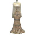 Dubai Purple V-Neck Mermaid Sexy Evening Dresses 2024 Sleeveless Shawl Yarn Feathers Formal Dress Serene Hill LA70171A