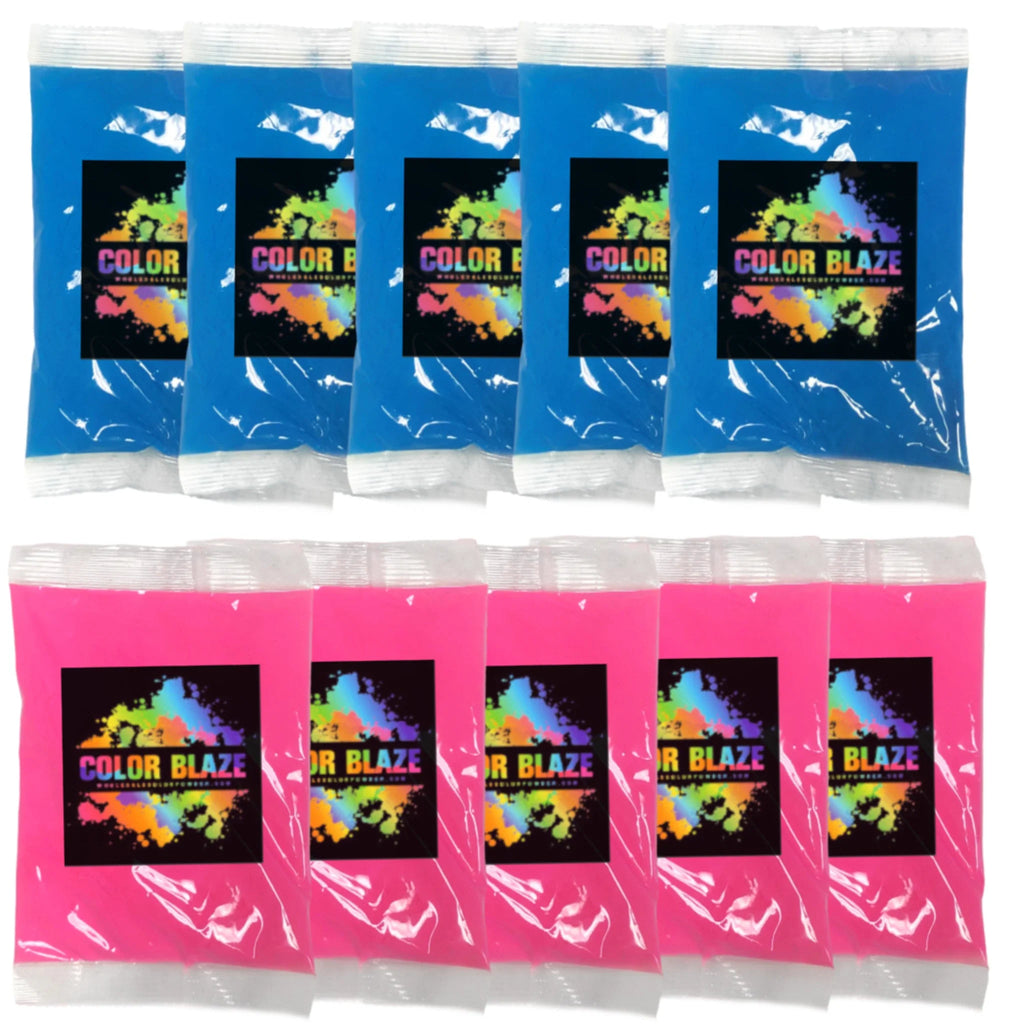 10 Gender Reveal Color Packets