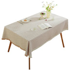Hot-selling Woven Rectangle Tablecloth Polyester Cotton Set for Home Party or Outdoor Perfect Tabletop Decor