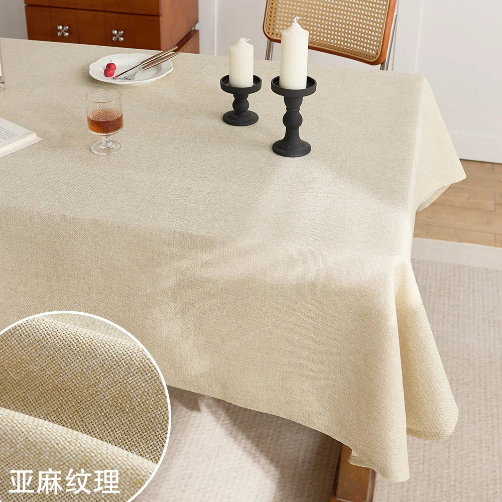 Hot-selling rectangular white polyester wedding decoration tablecloth weaving technology high-quality watch cover