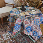Hot-selling new polyester tablecloth, American design jacquard pattern decorative tablecloth
