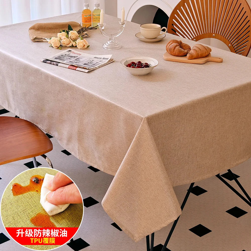 Modern design tablecloth waterproof and oil-proof function tablecloth for wedding dining occasion decoration