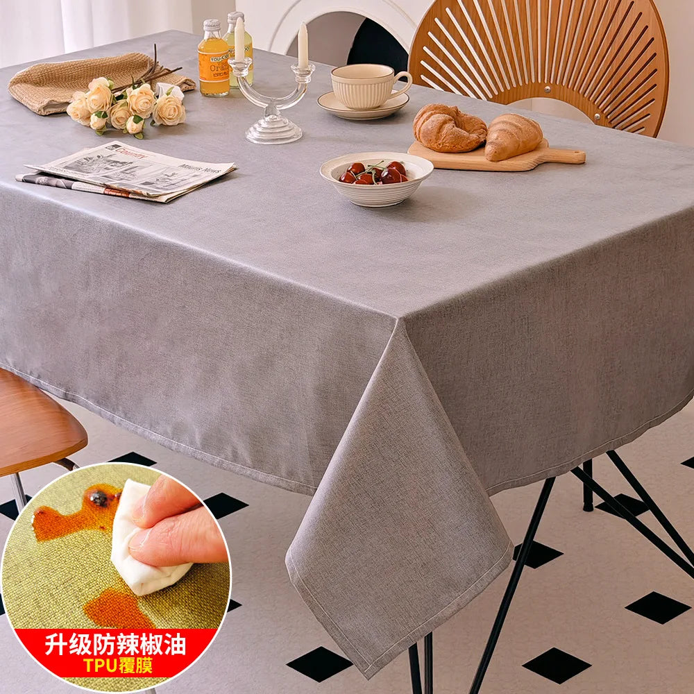Modern design tablecloth waterproof and oil-proof function tablecloth for wedding dining occasion decoration