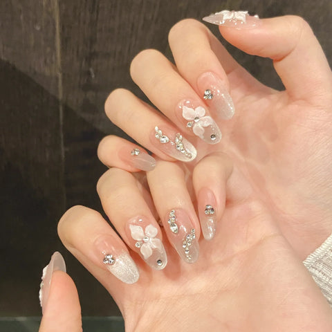 New Style Snake element Zircon Drill Advanced Cool Cat's Eye Handcrafted Nail Wear