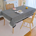 Waffle Ins style woven rectangular tablecloth home decor tea placemat