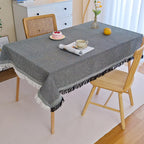 Waffle Ins style woven rectangular tablecloth home decor tea placemat