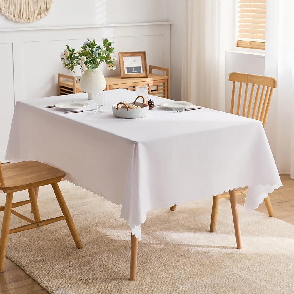 Modern simple rectangular table cloth ins style coffee table mat decorative cloth woven tablecloth