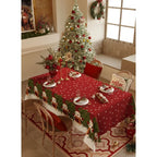 Waterproof tablecloth new design fashion christmas tablecloth new year decoration
