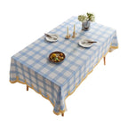 Simple dining table cloth cover rectangular polyester fabric dining table cloth restaurant dining table