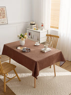 Dining chair cover set woven polyester blanket tablecloth custom activity tablecloth