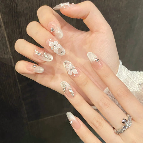 New Style Snake element Zircon Drill Advanced Cool Cat's Eye Handcrafted Nail Wear