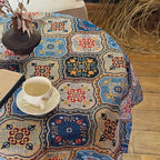 Hot-selling new polyester tablecloth, American design jacquard pattern decorative tablecloth