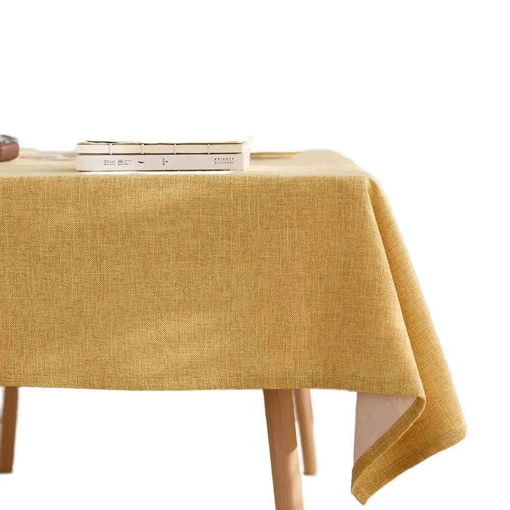 Dining chair cover set woven polyester blanket tablecloth custom activity tablecloth