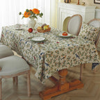 Lightweight luxury jacquard tablecloth new Chinese rectangular dining coffee table wedding tablecloth weaving process